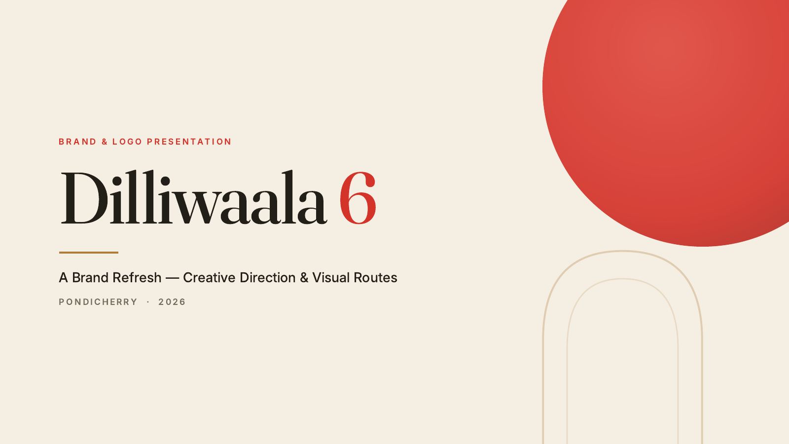 Dilliwaala 6 — Dilliwaala6 Brand Logo Presentation, page 1