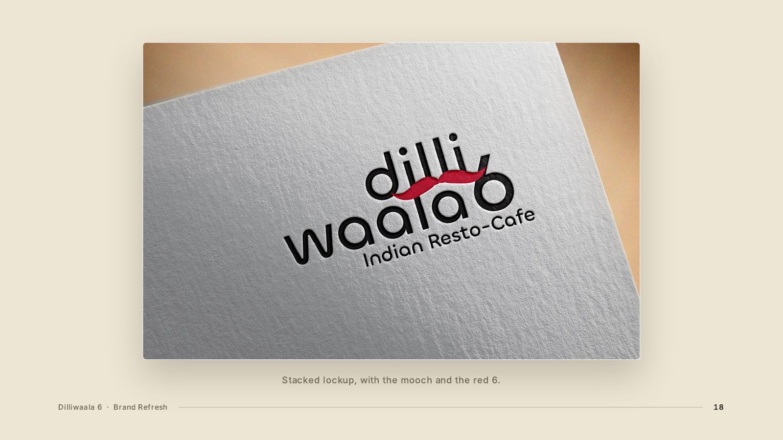 Dilliwaala 6 — Dilliwaala6 Brand Logo Presentation, page 18