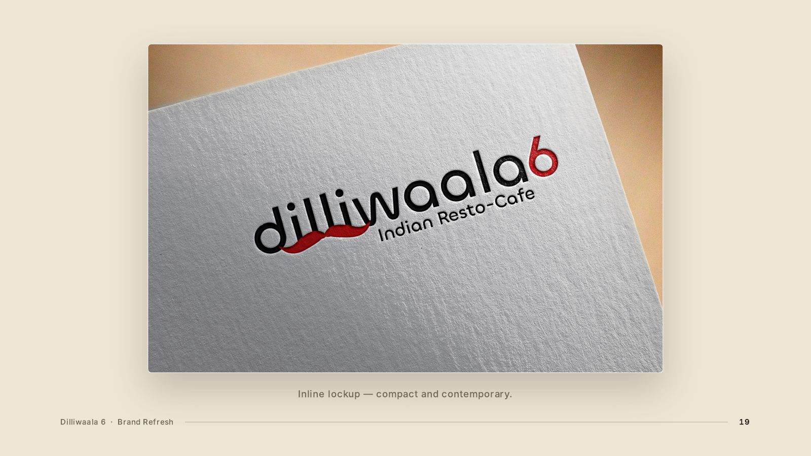 Dilliwaala 6 — Dilliwaala6 Brand Logo Presentation, page 19