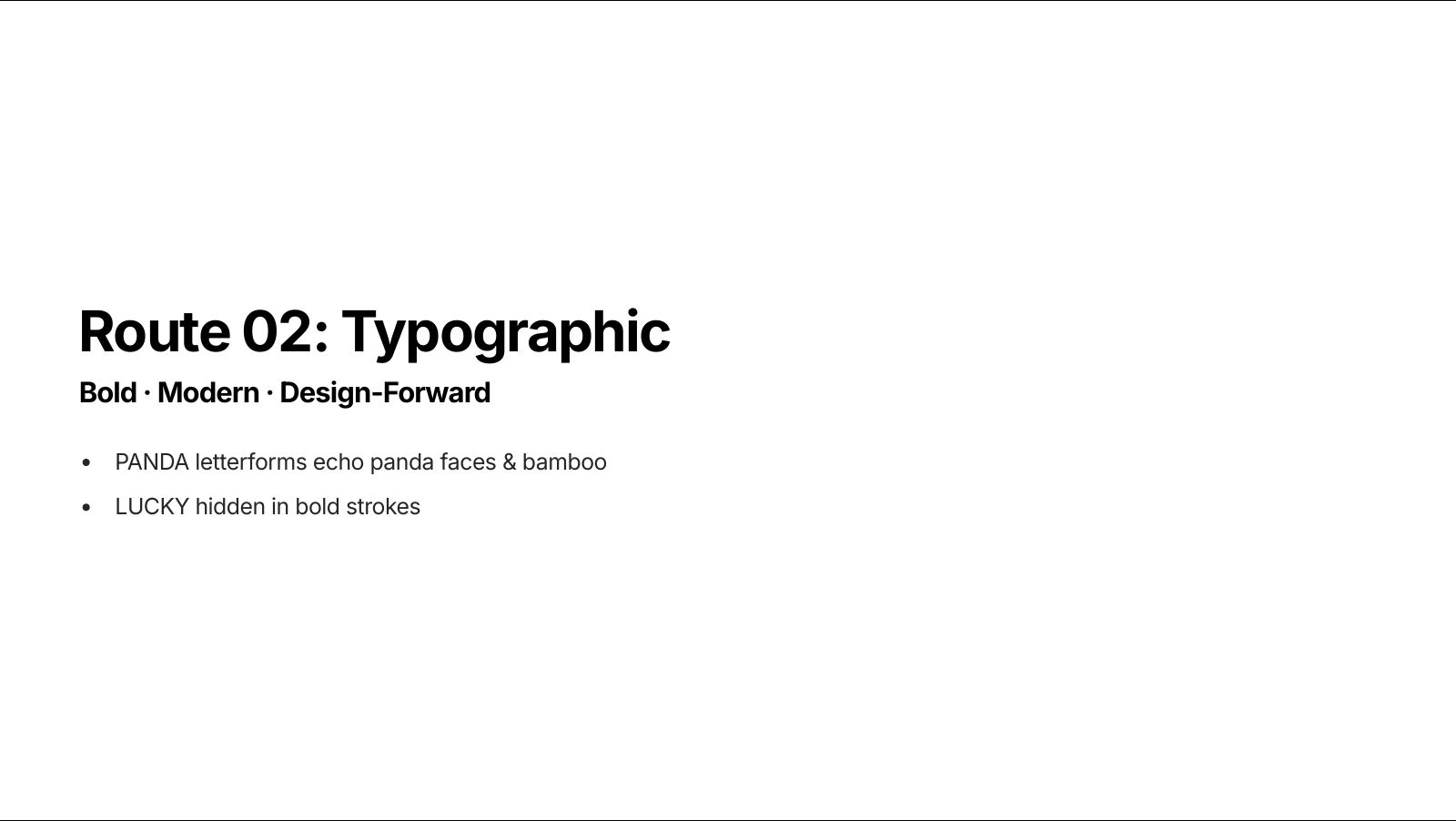 Lucky Panda — Logo Design Presentation, page 6