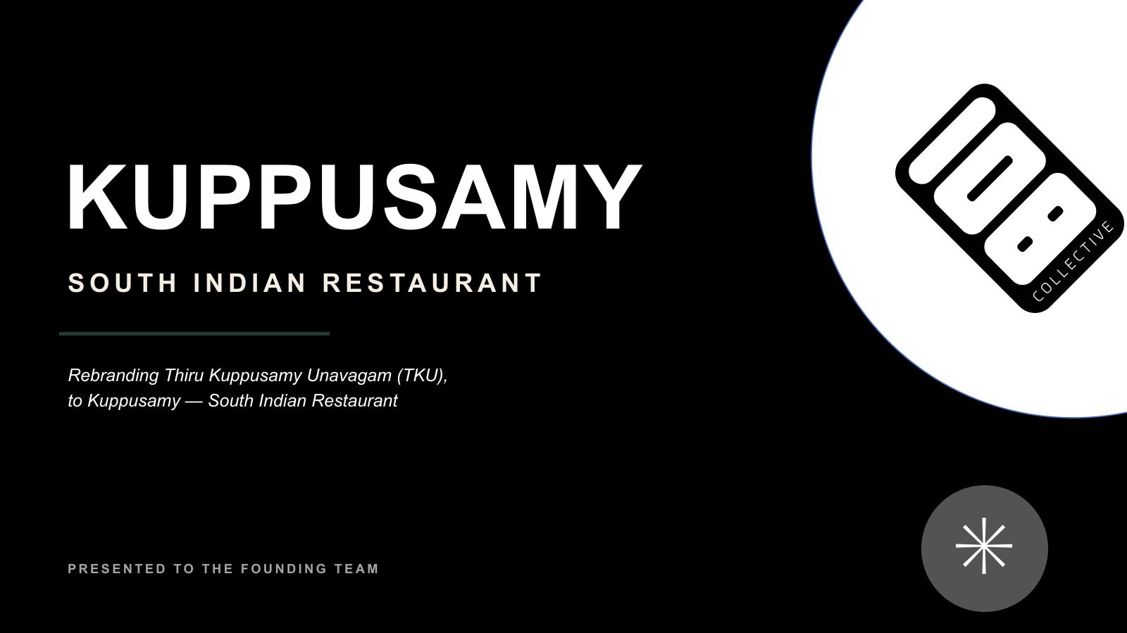 Thiru Kuppusamy — 108 TKU Rebranding, page 1