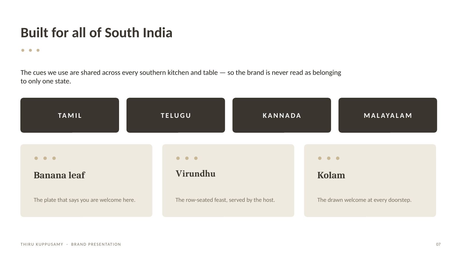 Thiru Kuppusamy — 108 TKU Rebranding, page 5