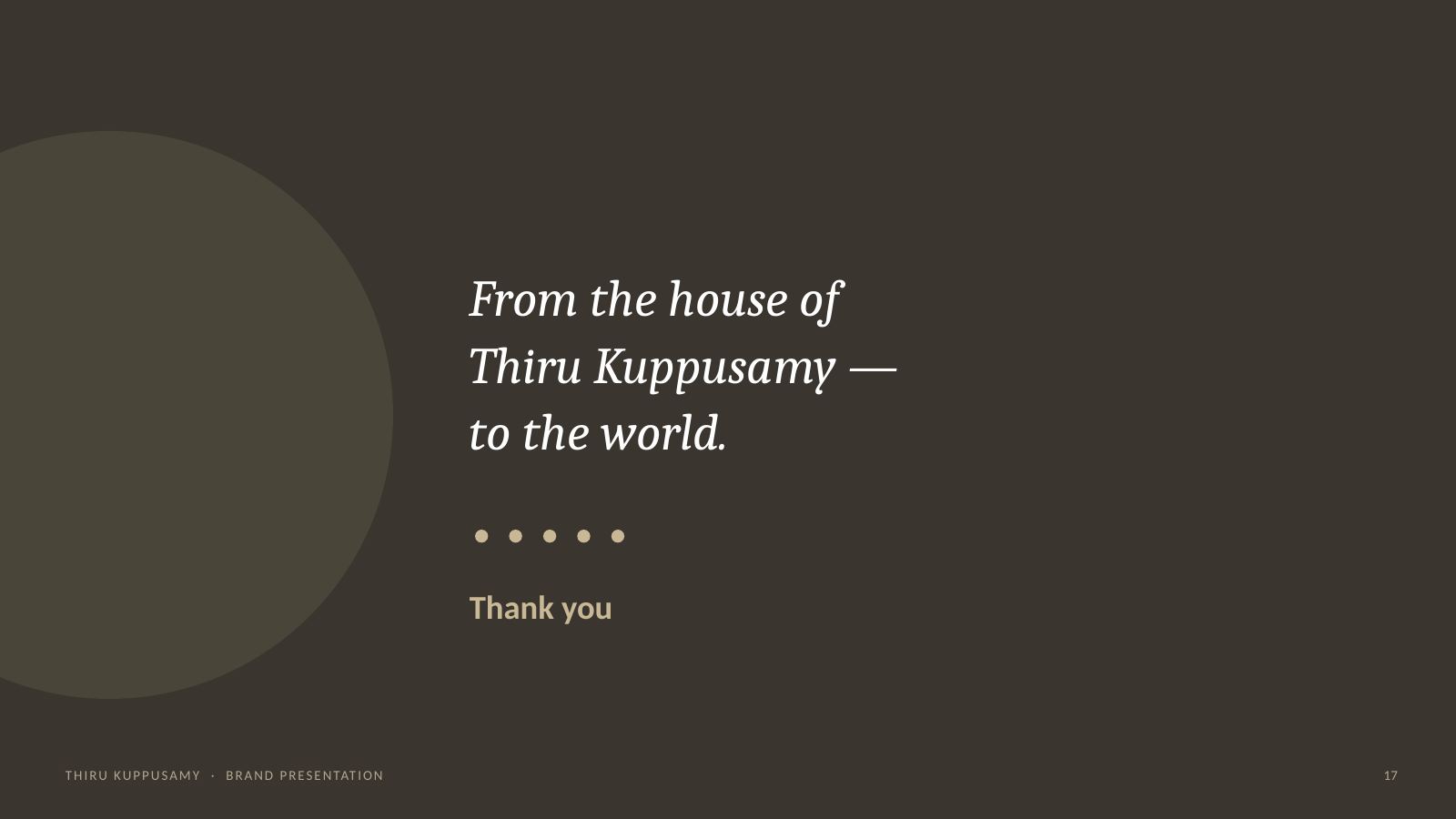 Thiru Kuppusamy — 108 TKU Rebranding, page 55