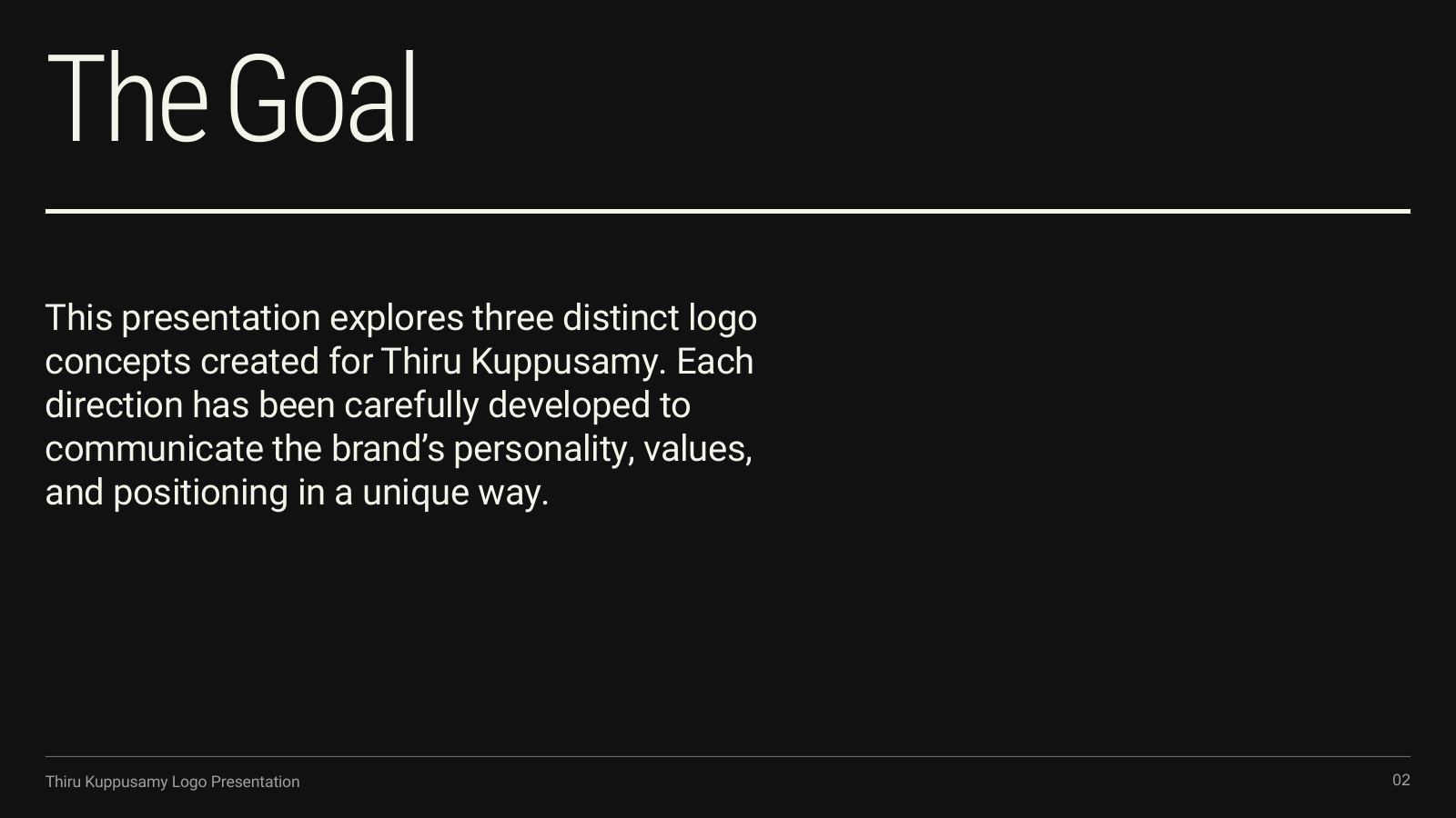 Thiru Kuppusamy — Thiru Kuppusamy Logo Presentation, page 2