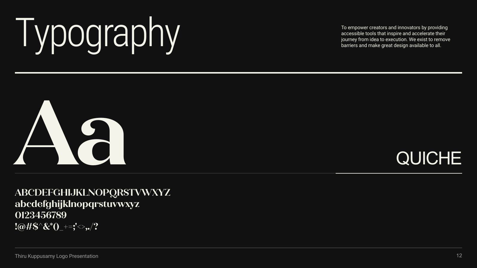 Thiru Kuppusamy — Thiru Kuppusamy Logo Presentation, page 11