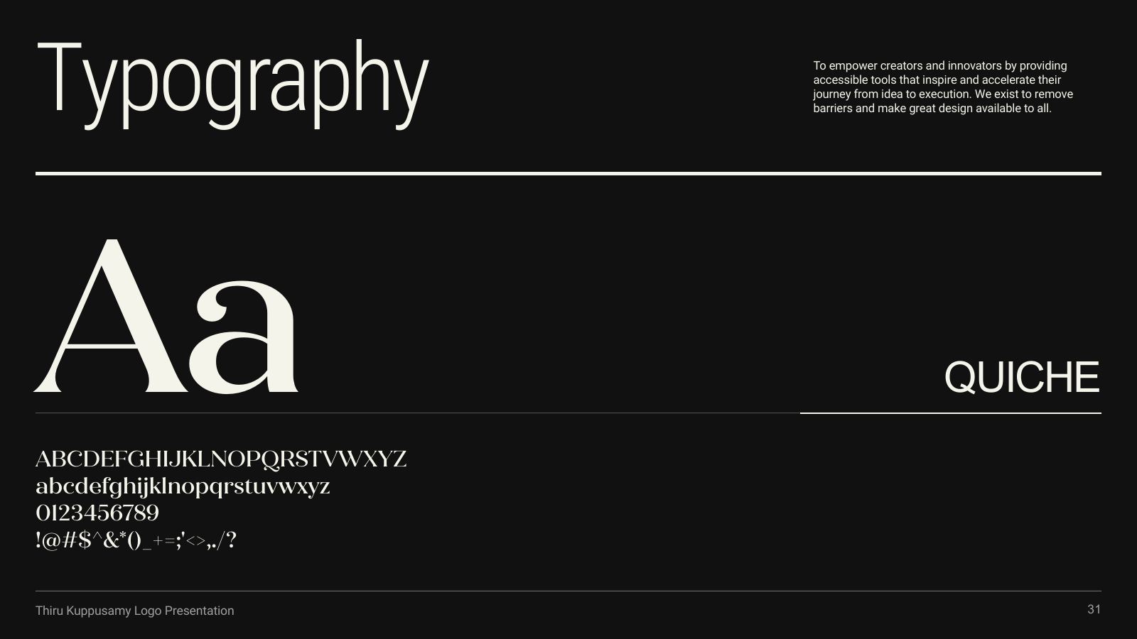 Thiru Kuppusamy — Thiru Kuppusamy Logo Presentation, page 28